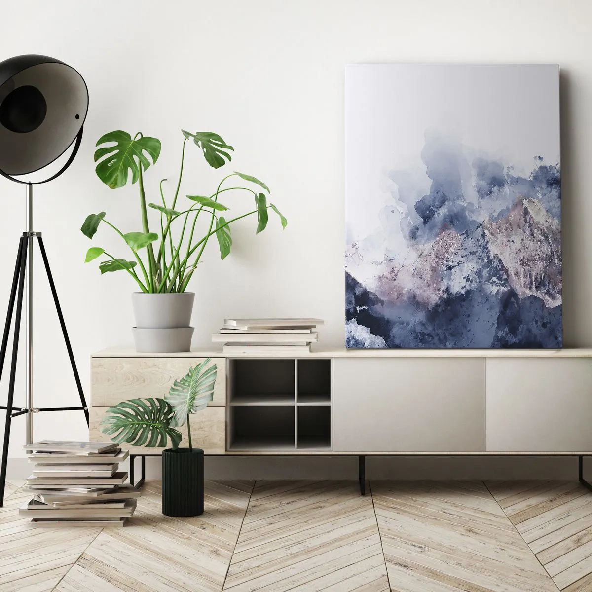 Canvastavla - Bild på duk - Det är toppen! - 45x80 cm