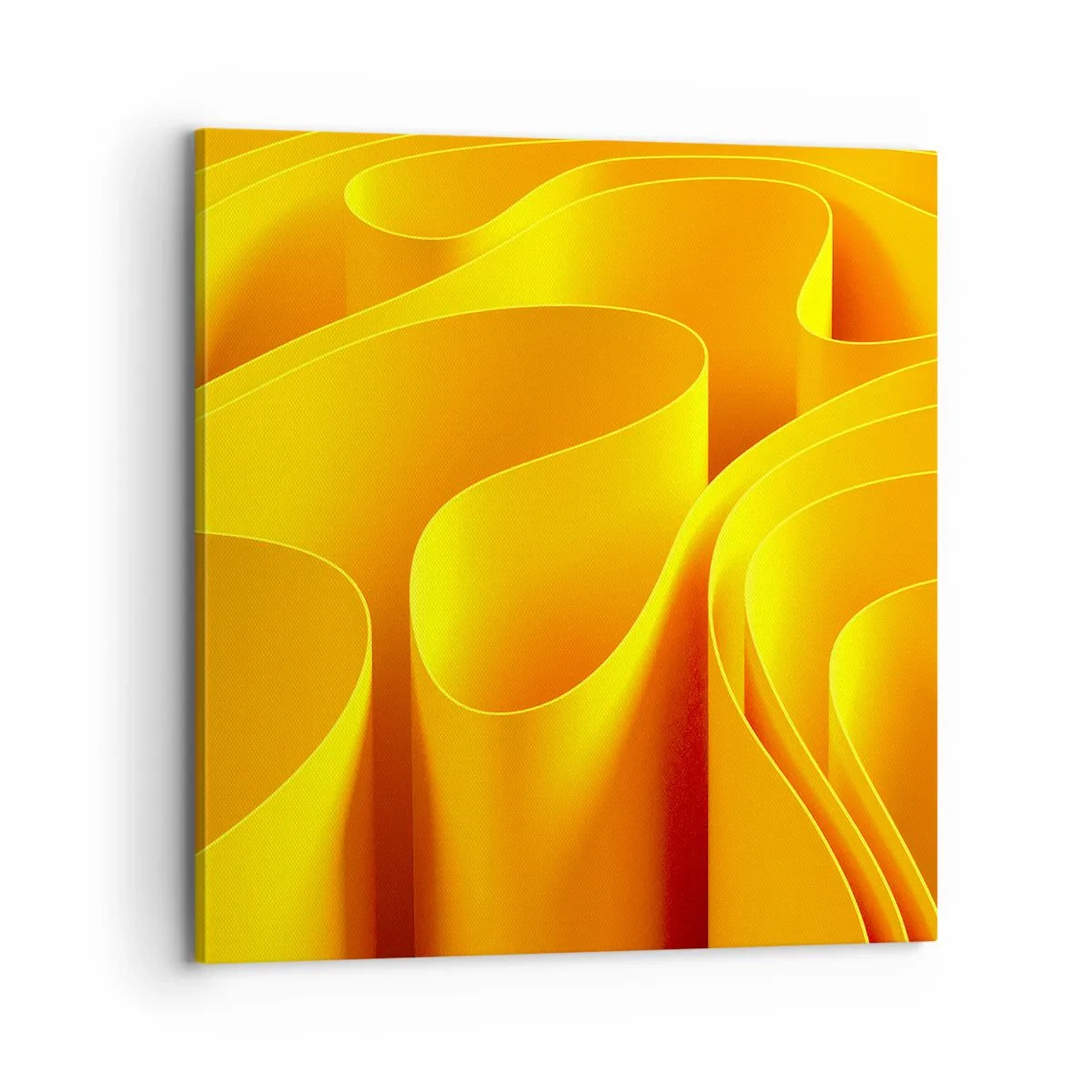 Canvastavla - Bild på duk - Som solens vågor - 70x70 cm