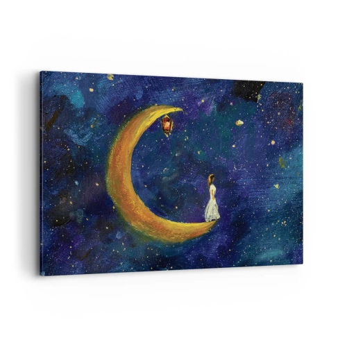 Canvastavla - Bild på duk - Världens skrik - 100x70 cm