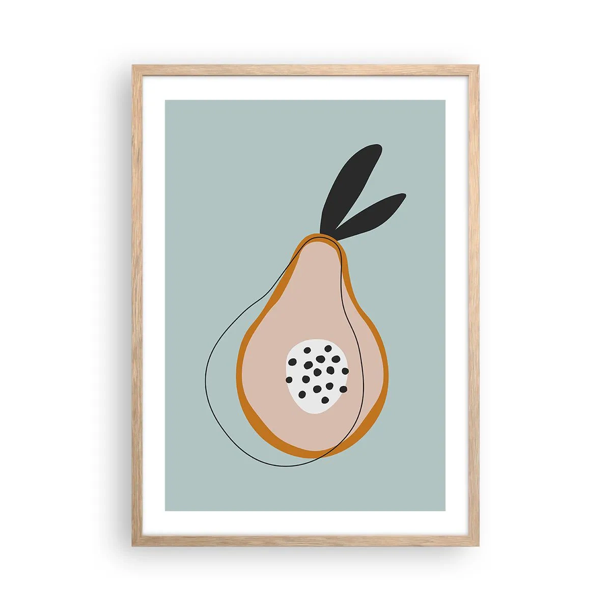 Affisch i ram av ljusek - Att tränga in i sakens natur - 50x70 cm