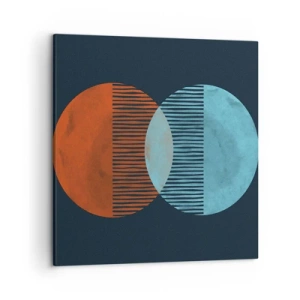 Canvastavla - Bild på duk - Astronomisk fantasi - 50x50 cm
