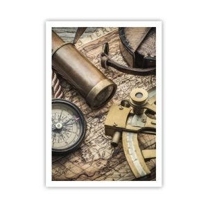 Affisch - Sätt ut kursen - 70x100 cm