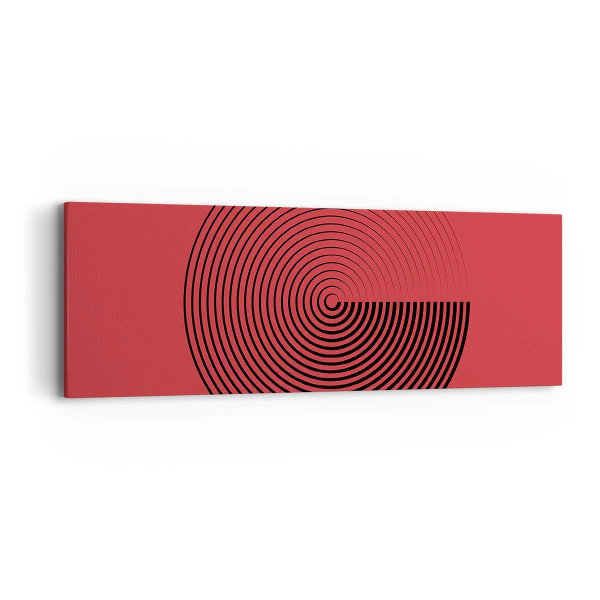 Canvastavla - Bild på duk - Cirkulär rörelse - 90x30 cm