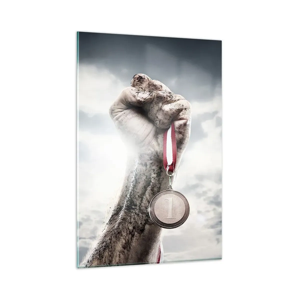 Glastavla - Bild på glas - Per aspera ad astra - 80x120 cm