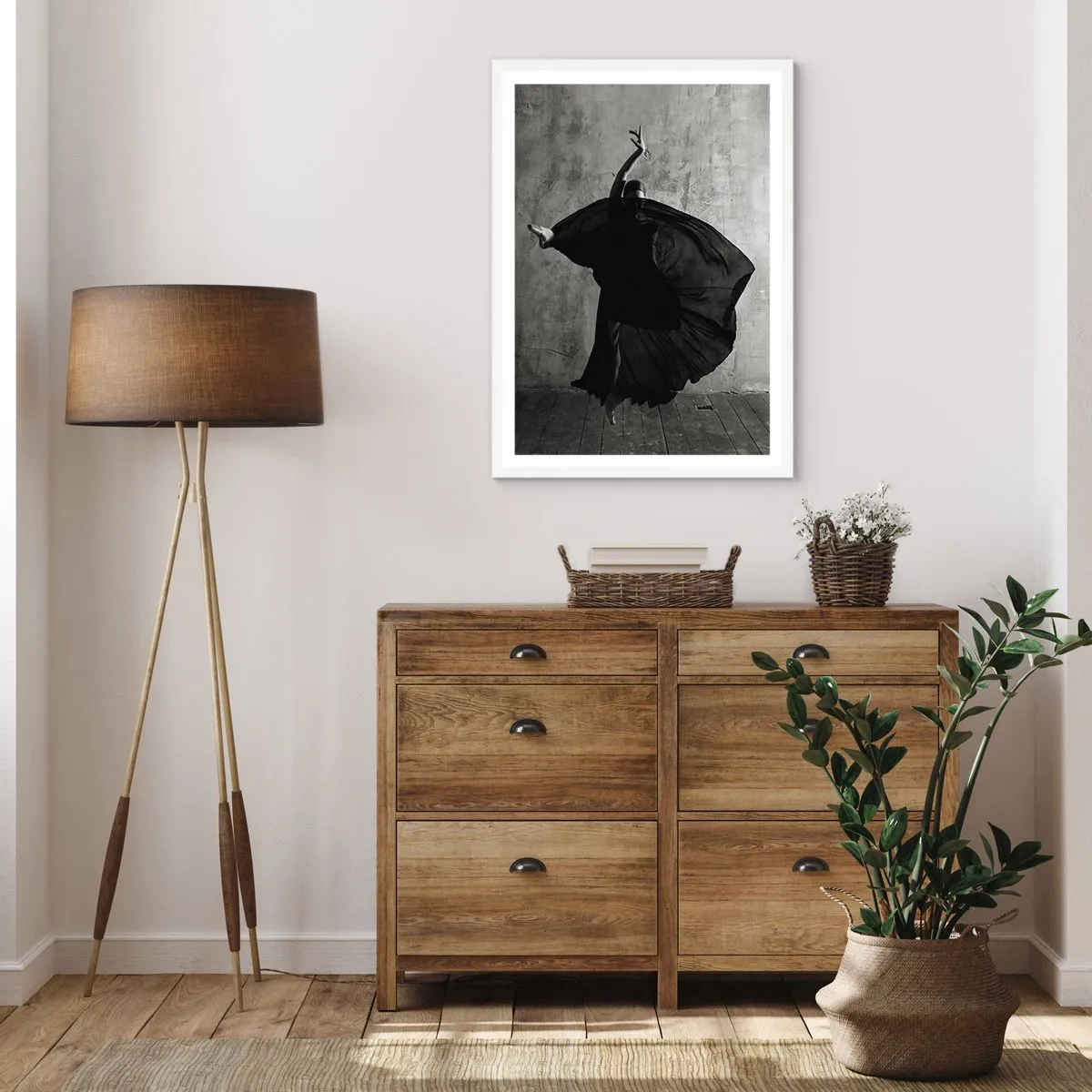 Affisch i vit ram - Full av passion - 61x91 cm