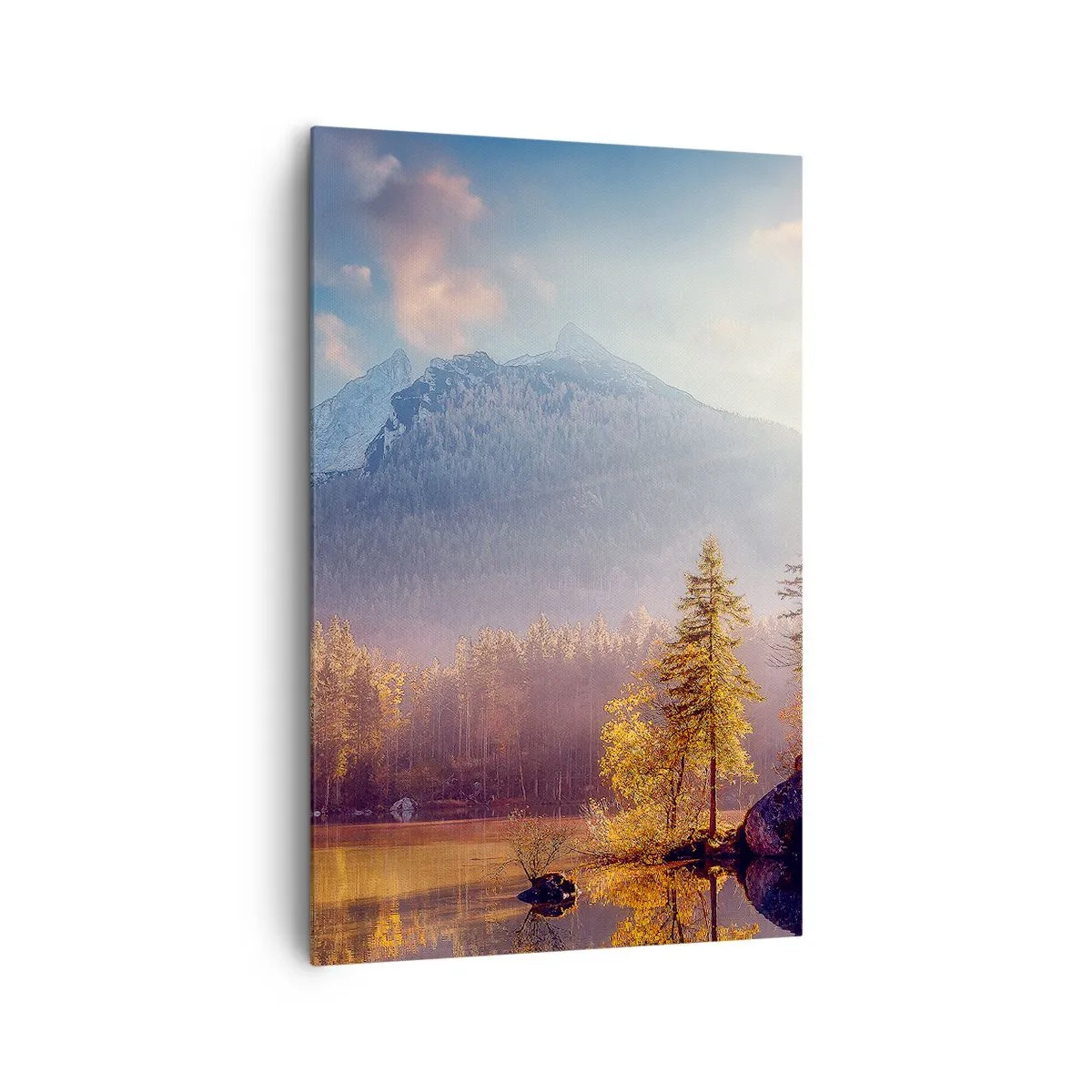 Canvastavla - Bild på duk - I berg och dalar - 80x120 cm