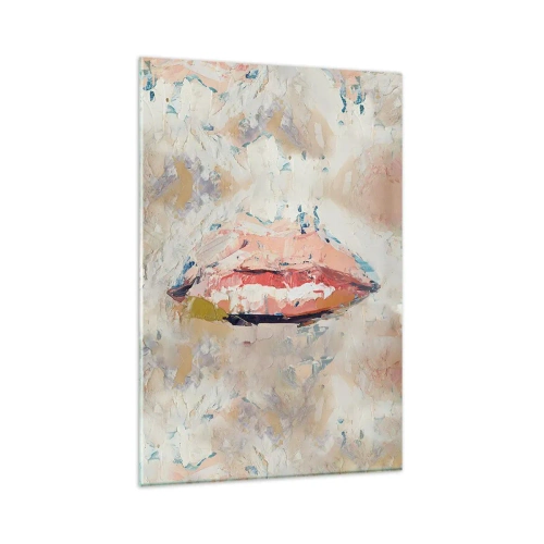 Glastavla - Bild på glas - Väcker sinnen - 80x120 cm