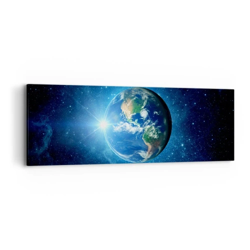 Canvastavla - Bild på duk - Vi är i himlen - 90x30 cm