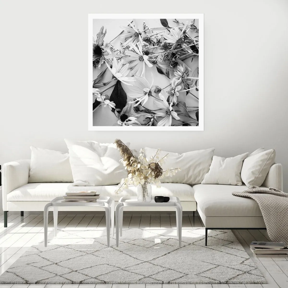Affisch - Icke-blombukett - 60x60 cm