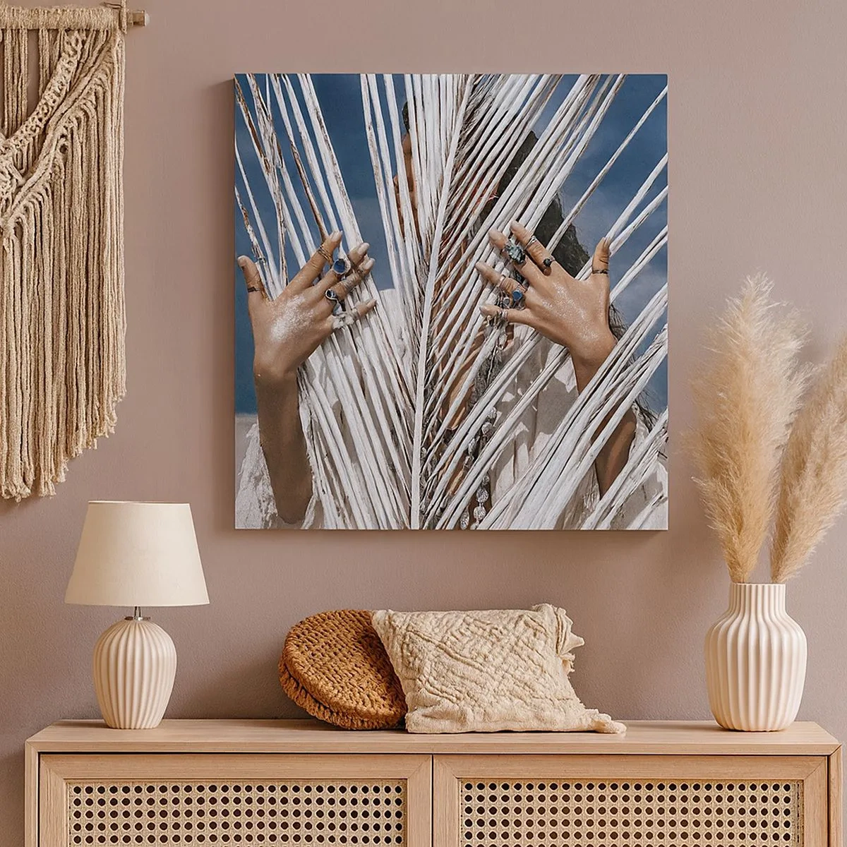 Canvastavla - Bild på duk - Schamanens flickvän? - 30x30 cm