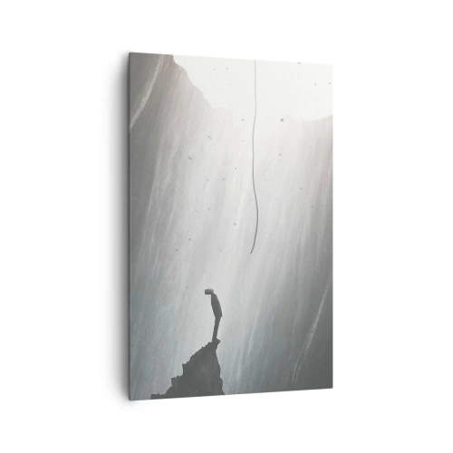 Canvastavla - Bild på duk - Det finns alltid en väg ut - 80x120 cm