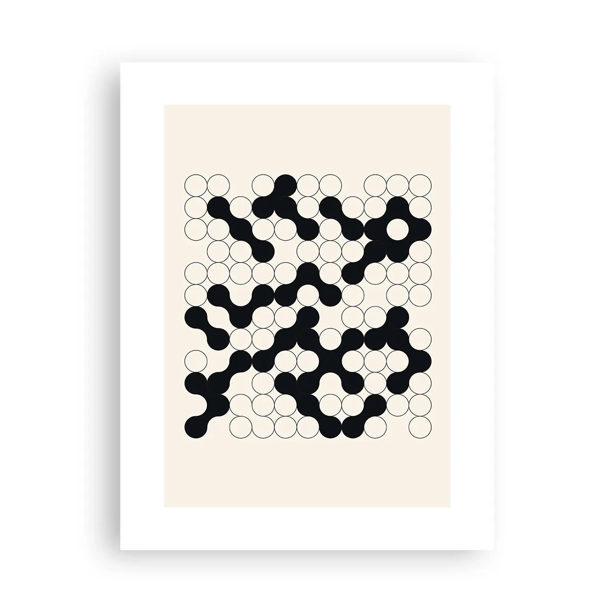 Affisch - Kinesiskt spel - variation - 30x40 cm