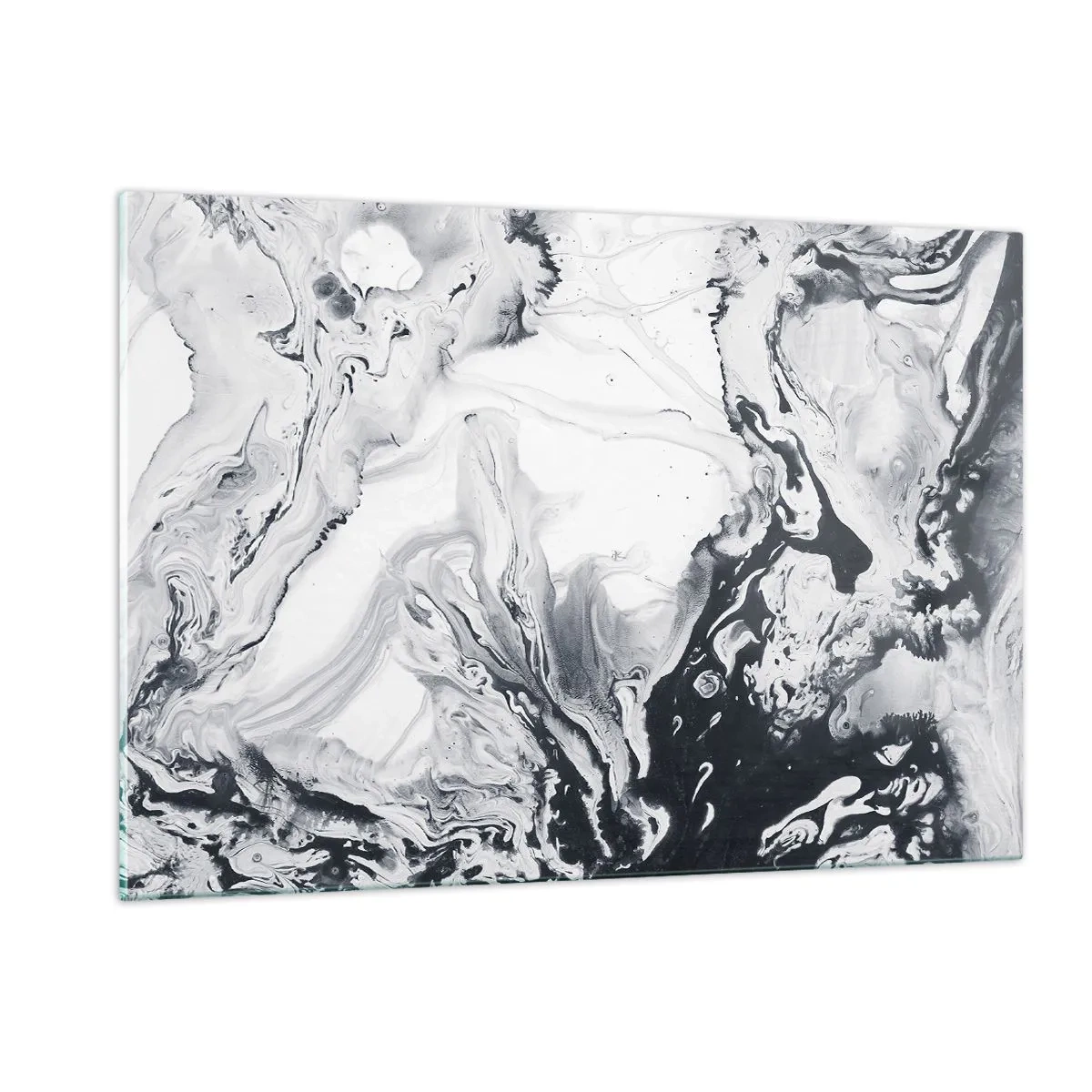 Glastavla - Bild på glas - Jordens inre - 120x80 cm