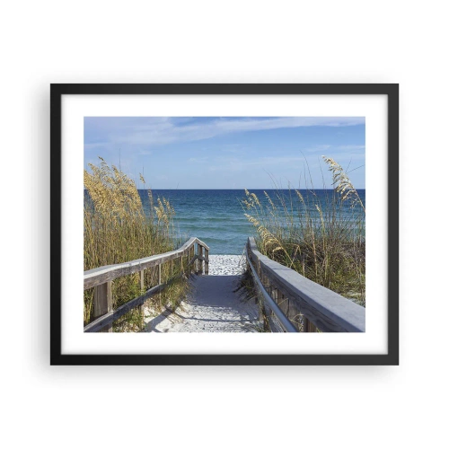 Affisch i svart ram - I solen, i vinden - 50x40 cm