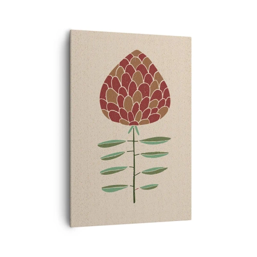 Canvastavla - Bild på duk - Som en stor barrkotte - 70x100 cm