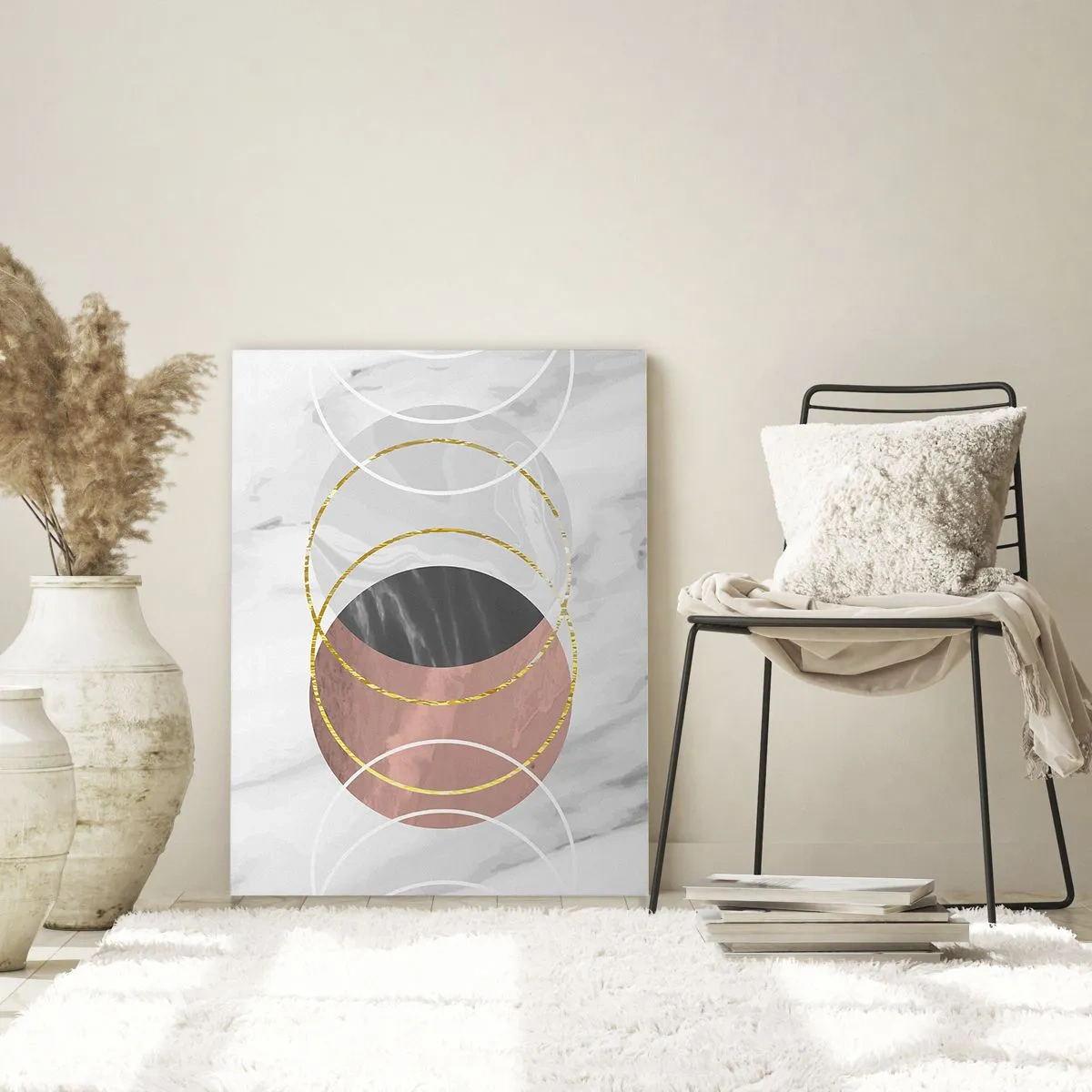 Glastavla - Bild på glas - Sfärernas musik - 80x120 cm