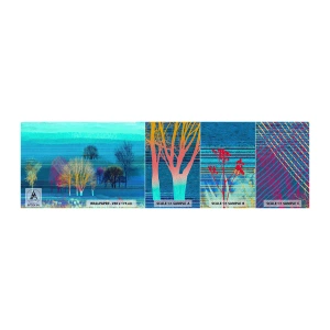 Provbit av fototapet Premium Sand - Finkammat landskap - Landskap, Skog, Abstraktion - 100x30 cm