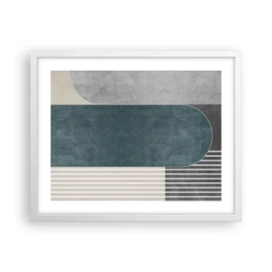 Affisch i vit ram - Horisontell komposition - 50x40 cm