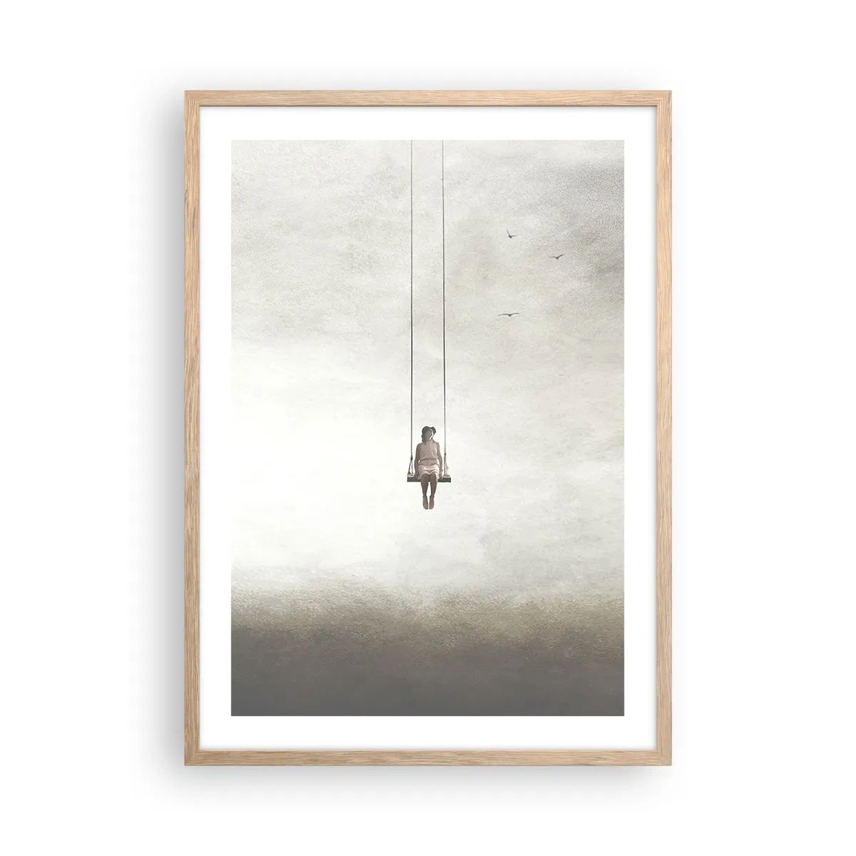 Affisch i ram av ljusek - Barn i oss - 50x70 cm