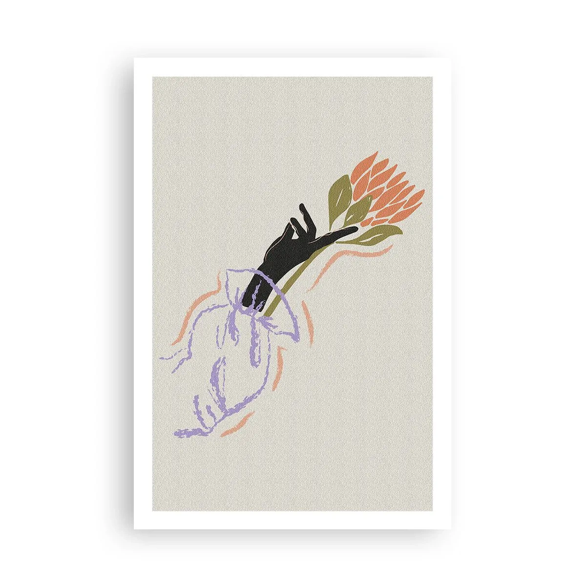 Affisch - En systerlig beröring - 61x91 cm