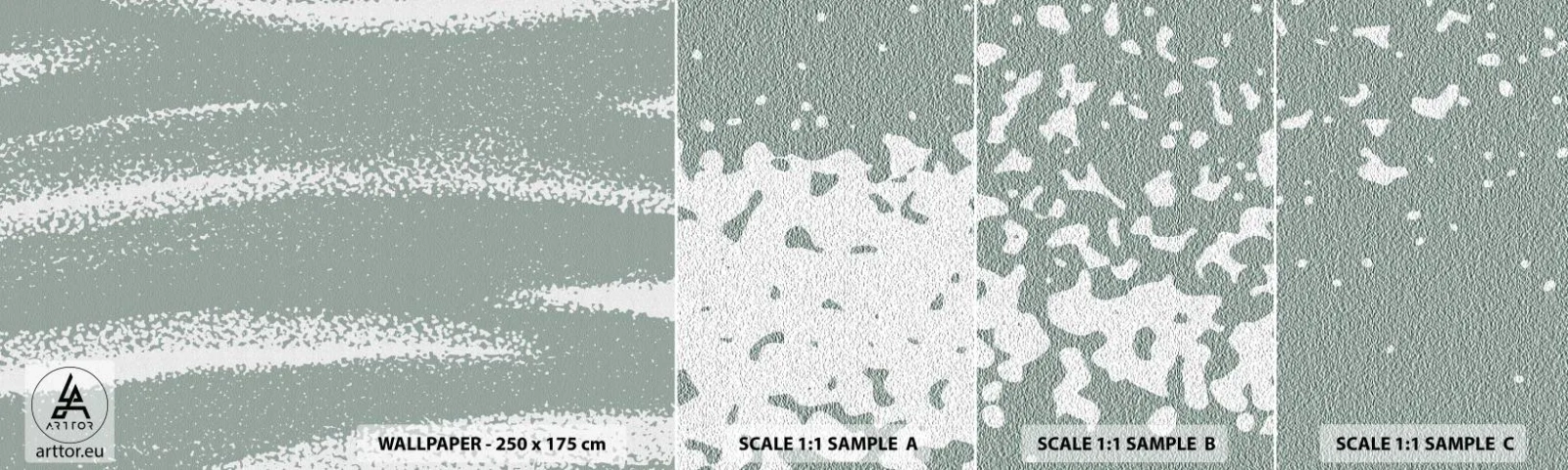 Fototapet Prov Standard Eco - Abstraktion i vinterstämning - Abstraktion, Ljus, Minimalism - 100x30 cm