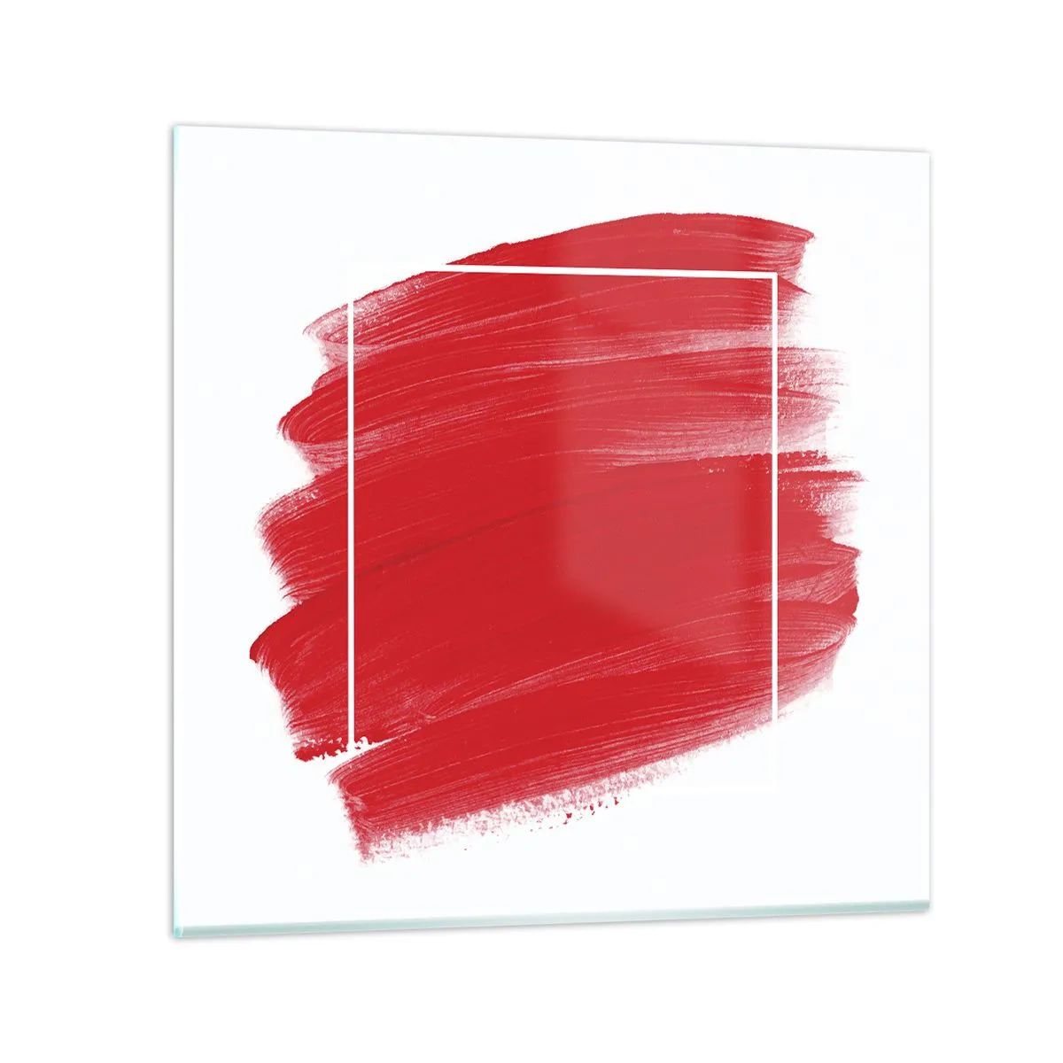 Glastavla - Bild på glas - Utanför ramen - 60x60 cm