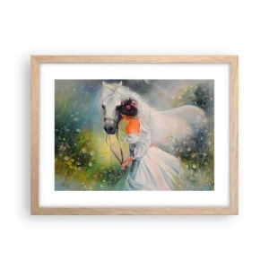 Affisch i ram av ljusek - Ur en vacker dröm - 40x30 cm