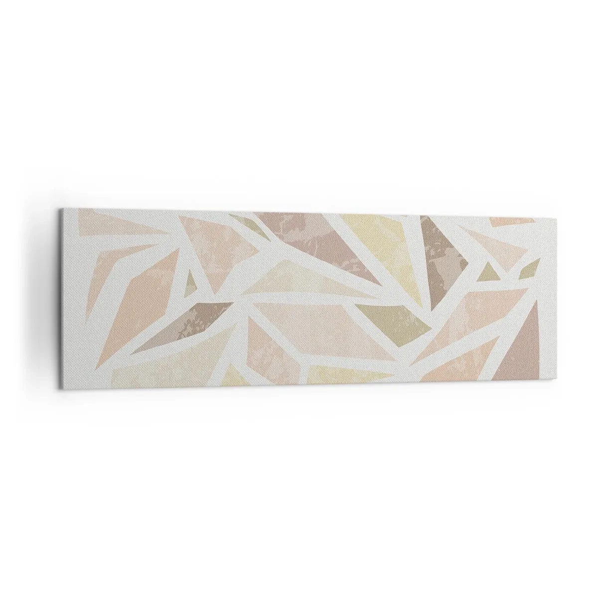 Canvastavla - Bild på duk - Komposition av färgat glas - 160x50 cm