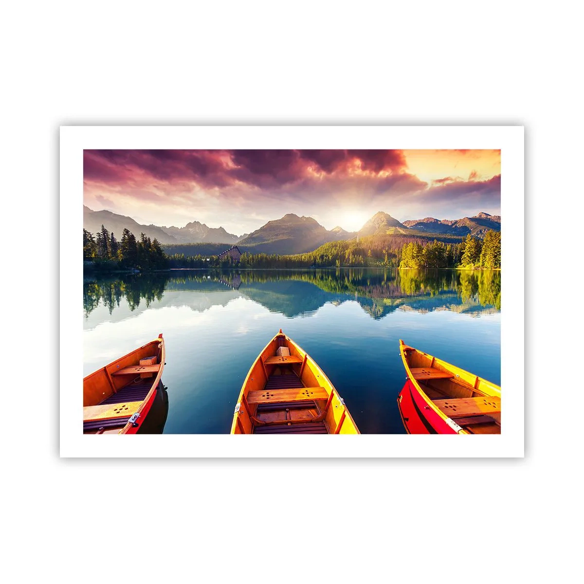 Affisch - Ingenting mot naturen - 70x50 cm