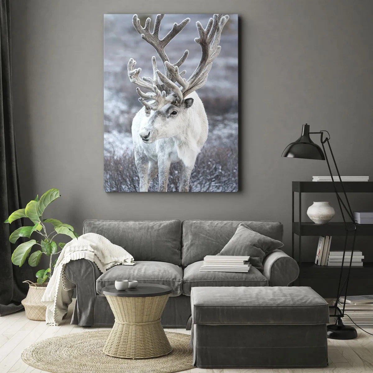 Canvastavla - Bild på duk - Porträtt i solsken - 70x100 cm