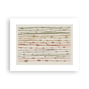 Affisch - Musikalisk färgnotation - 40x30 cm