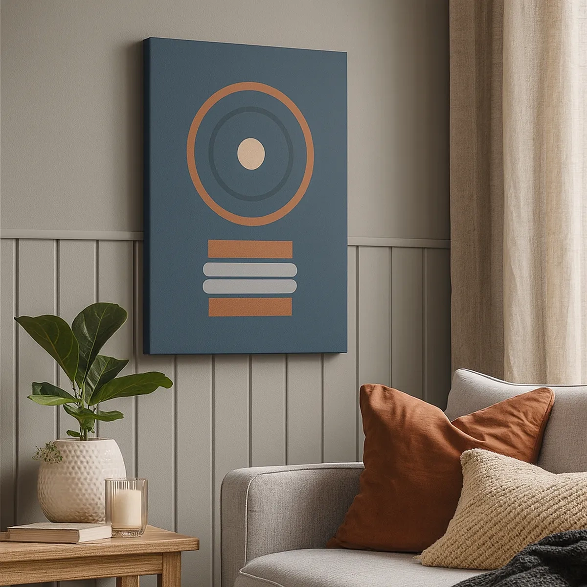 Canvastavla - Bild på duk - Sakens kärna - 50x70 cm