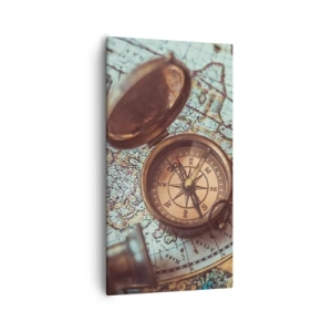 Canvastavla - Bild på duk - För äventyrare - 55x100 cm