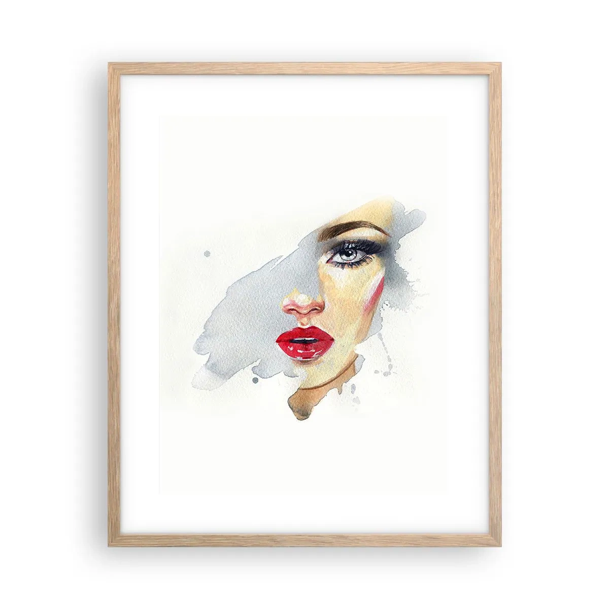 Affisch i ram av ljusek - Reflektion i vattendroppe - 40x50 cm