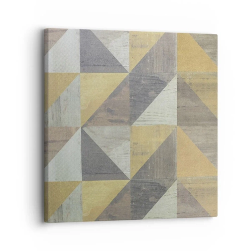 Canvastavla - Bild på duk - Under triangelns vinkel - 30x30 cm