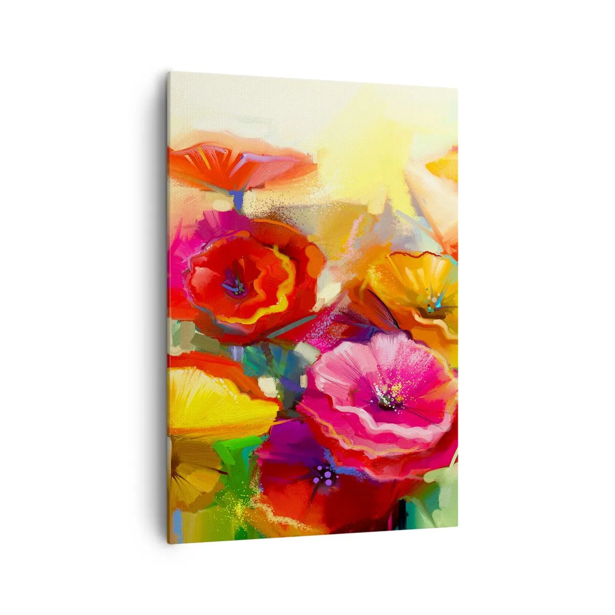 Canvastavla - Bild på duk - Inte bara rött - 70x100 cm