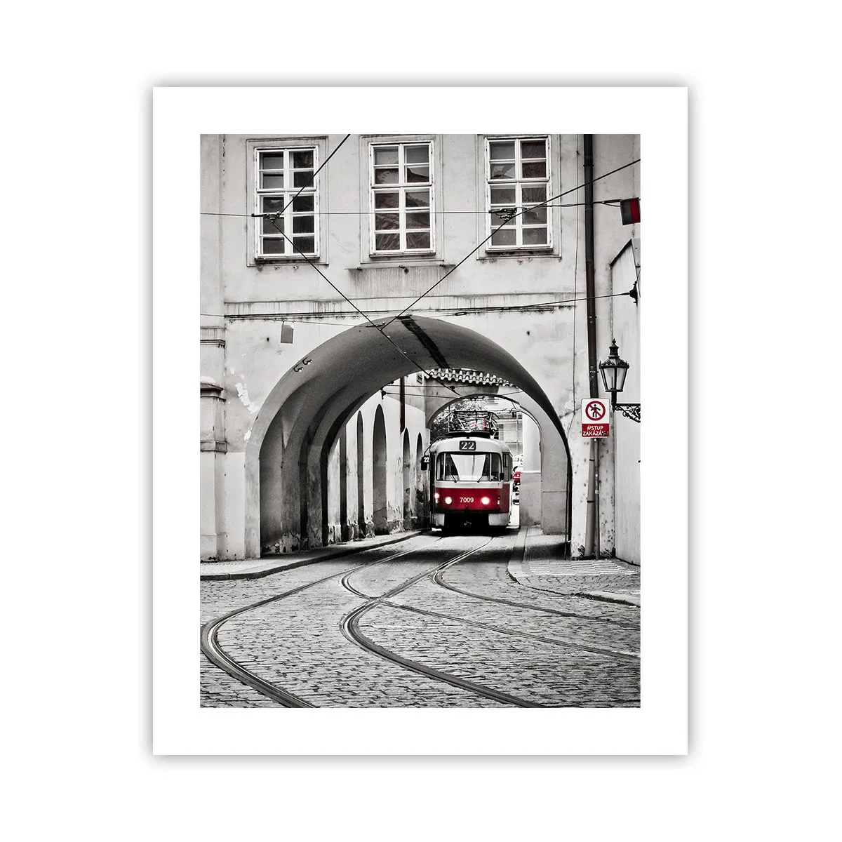 Affisch - Genom stadens labyrint - 40x50 cm
