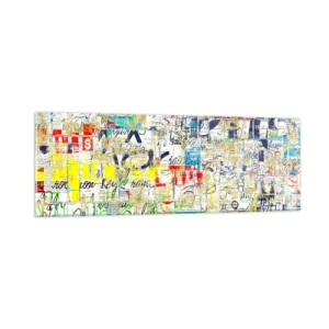 Glastavla - Bild på glas - Helt enkelt gläder ögonen - 90x30 cm