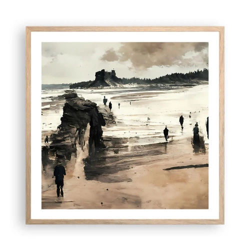 Affisch i ram av ljusek - Framkallade - 60x60 cm