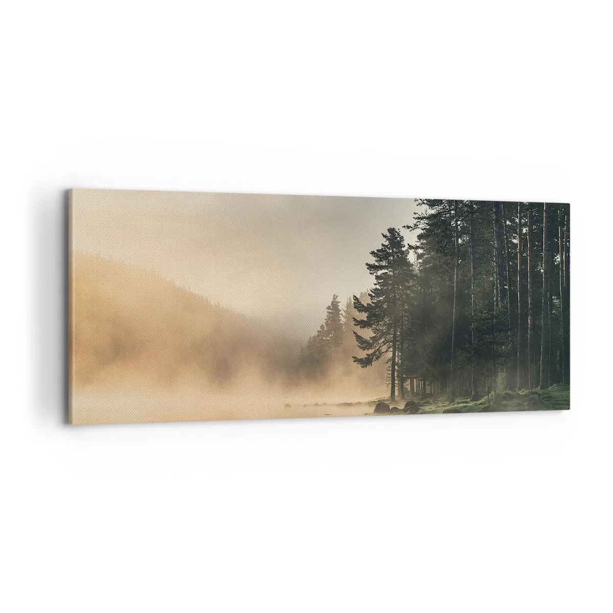 Canvastavla - Bild på duk - Dagen föds - 100x40 cm