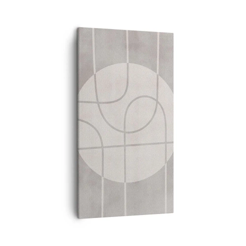 Canvastavla - Bild på duk - Cirkulärt och rakt fram - 45x80 cm