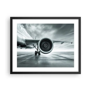 Affisch i svart ram - Kraften finns! - 50x40 cm