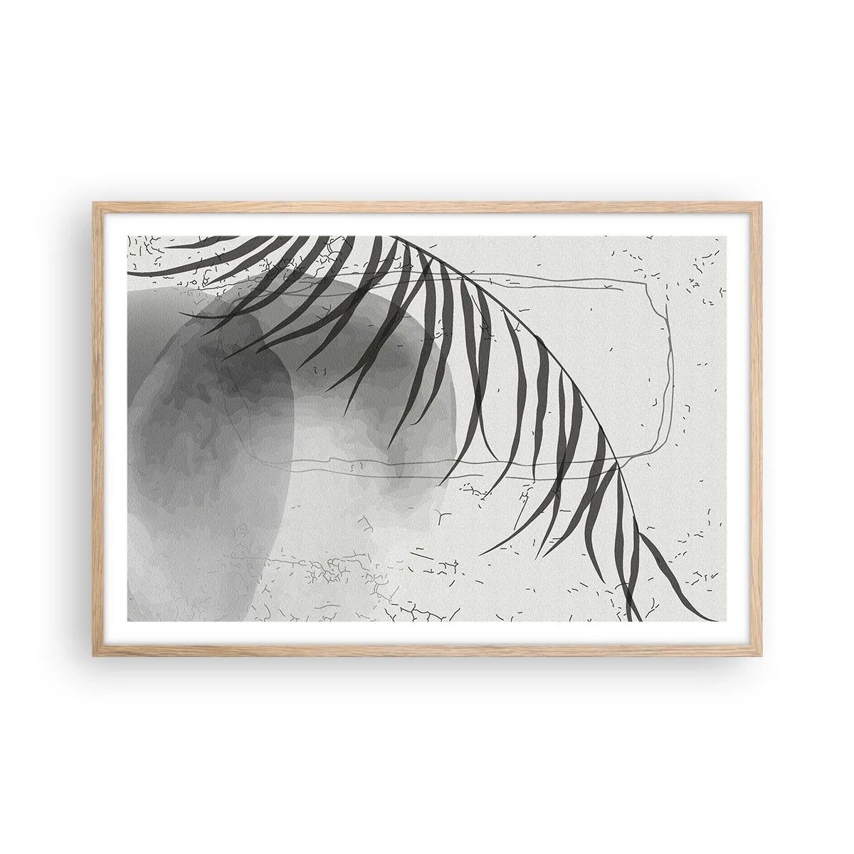 Affisch i ram av ljusek - Den subtila exotismen i naturen - 91x61 cm