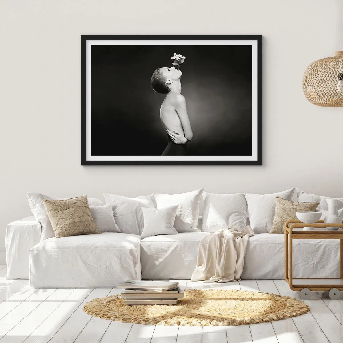 Affisch i svart ram - Excentrisk elegans - 50x40 cm