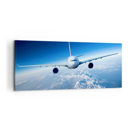 Canvastavla - Bild på duk - Jag flyger för jag vill - 100x40 cm