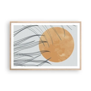 Affisch i ram av ljusek - Alltid mot solen - 91x61 cm