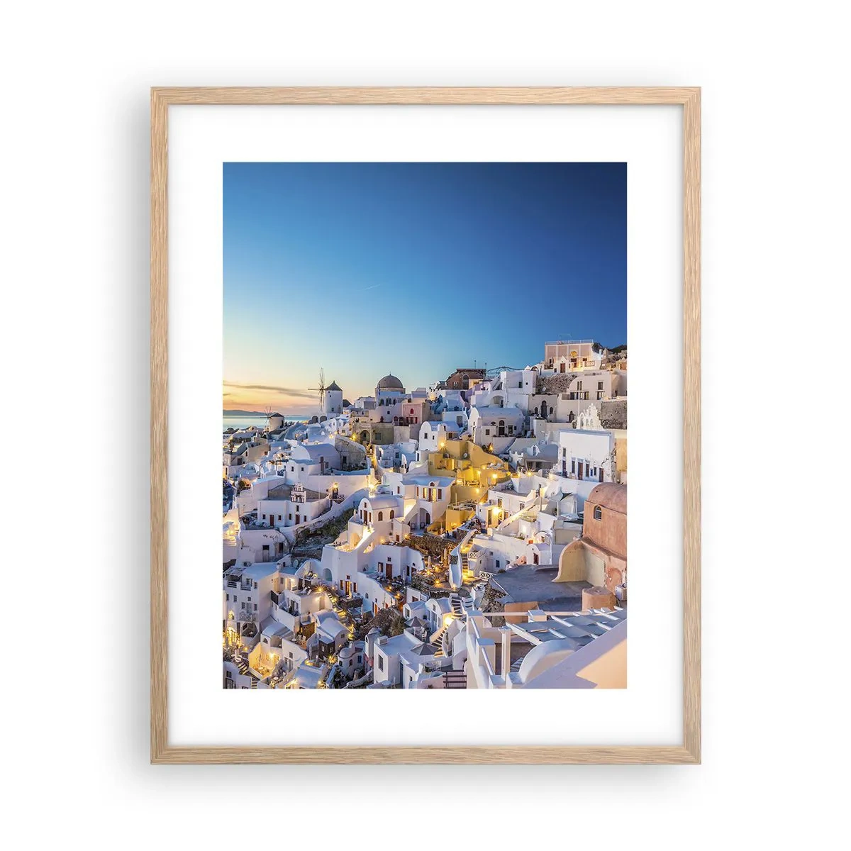 Affisch i ram av ljusek - Grekhetens essäns - 40x50 cm