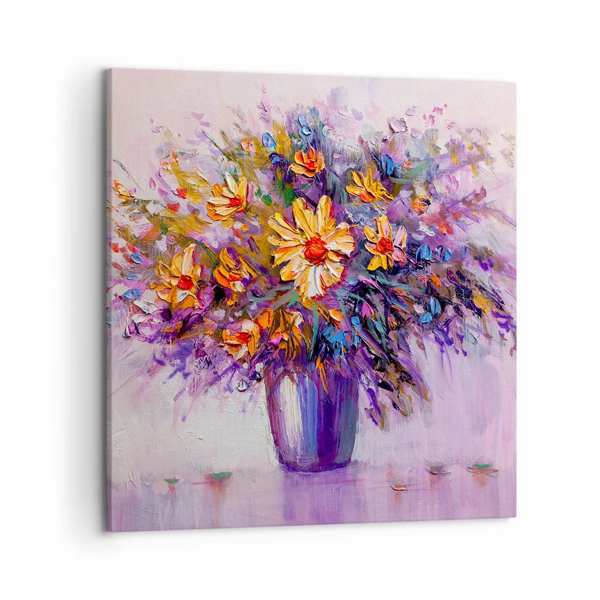 Canvastavla - Bild på duk - Doftar sött, ser sött ut - 50x50 cm