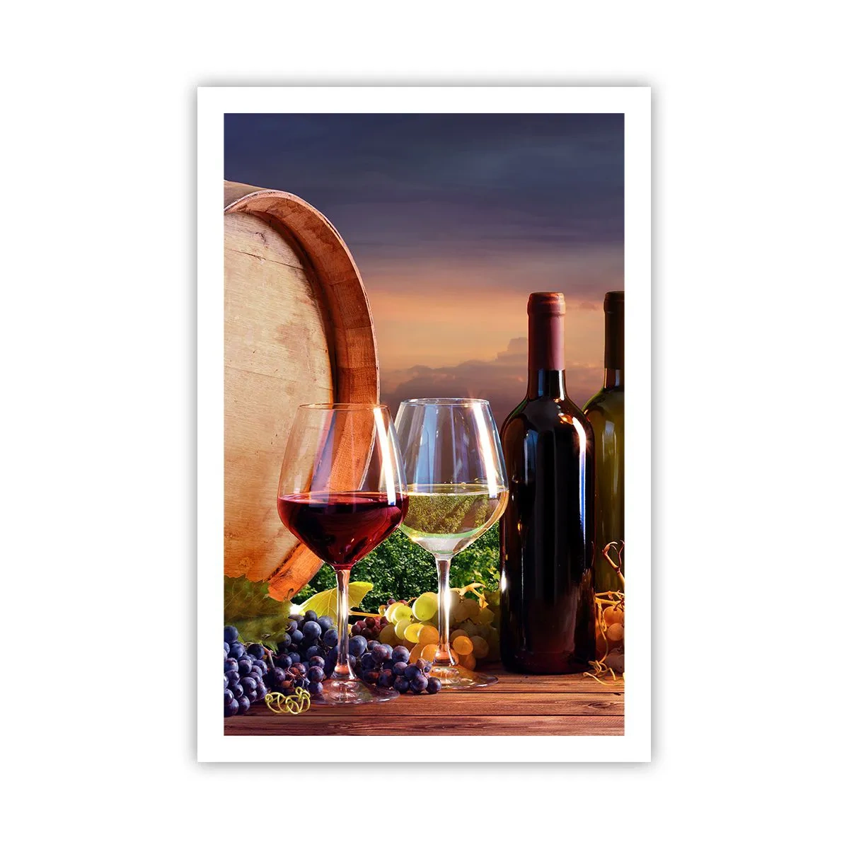 Affisch - Här smakar livet - 61x91 cm