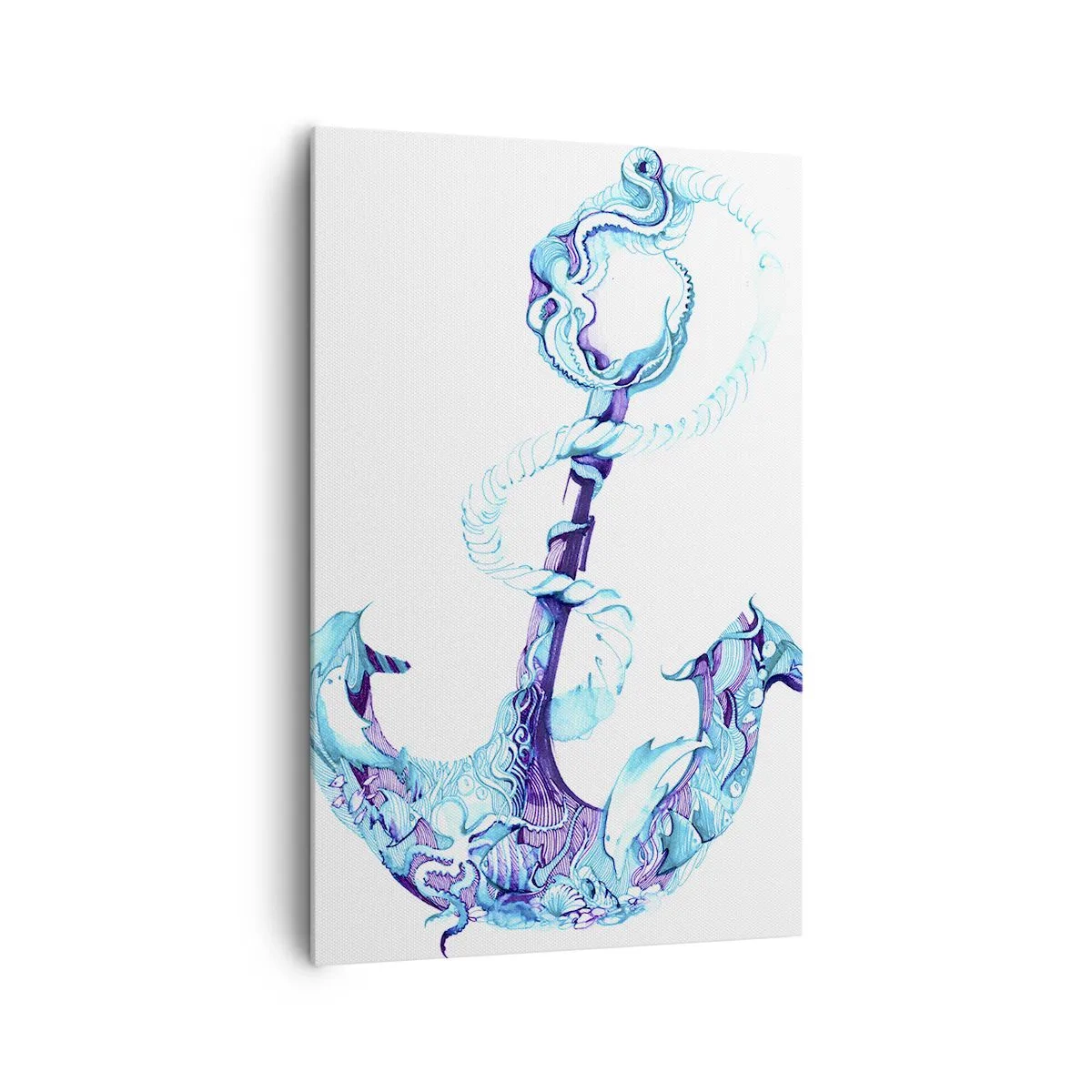 Canvastavla - Bild på duk - Håller havets hemligheter - 80x120 cm